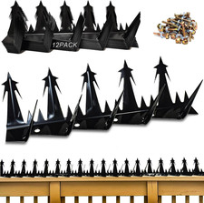Metal anti Climb Spikes for Fences and Walls. Effectively Avoided Invaders Climb picture