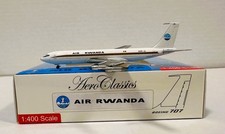 Aeroclassics Air Rwanda Boeing 707-300 9XR-JA Diecast 1/400 Jet Model Airplane picture