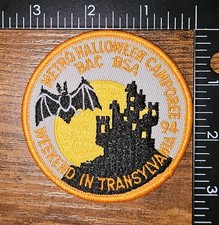 Baltimore Area Council BAC Metro Halloween Camporee 1994 Transylvania Patch BSA picture