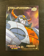 Upper Deck Stellar System 2025 Transformers: The Movie Unicron Insert #SS-8 picture