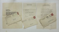 1927-9 vintage BOSTON UNIVERSITY boston ma DORMITORY COLLEGE LETTERS anna betley picture