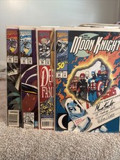 Marc Spectre:moon Kinght(4) Comic Lot Issues 24,37,50,58 Marvel picture