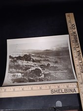 Vintage WWII Photo A View Of The Battle In The Mozdox picture