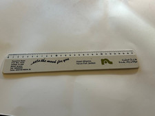 Saudi Arabia Hotel Alhamra Palestine Road Nova-Park Jeddah Vintage Metric Ruler picture