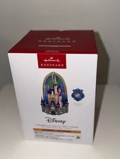 Hallmark 2026 Walt Disney World Cinderella Castle Tree Topper with Light & Sound picture
