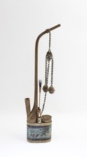 Antique Bronze with Cloisonne Smoking Pipe picture