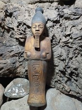 Rare Ancient Egypt God Amun Ra Statue Pharaonic Unique Antique Mythology 552 BC picture