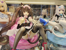 1/4 Anime Nekopara Chocolate/Vanilla Sexy Maid Figure Collect Toy Model Gift New picture