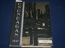 1937 ONONDAGAN UNIVERSITY OF SYRACUSE YEARBOOK - MARTY GLICKMAN - YB 353 picture