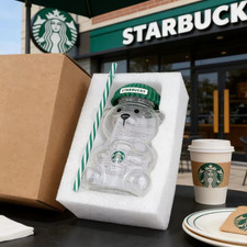 2026 100% Authentic Starbucks x Peanuts Snoopy Glass Cup Brand NewHalloween Gift picture