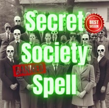 Secret Society Spell Wealth Secret Groups, Global Elites, New World Order, 5X picture