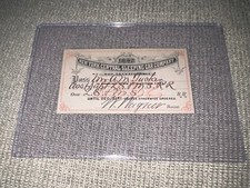 1882 New York Central Sleeping Car Co Railroad Annual Pass Wagner picture