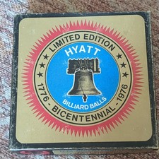 Hyatt Limited Edition Bicentennial Billiard Balls 1776-1976 Boxed picture