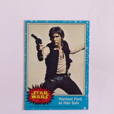 1977 Topps Star Wars series 1 #58 | Harrison Ford as Han Solo EX picture