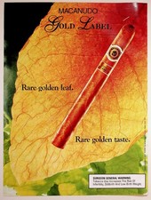 2006 Macanudo Gold Label Cigar Print Ad Vintage Tobacco Ephemera New York picture