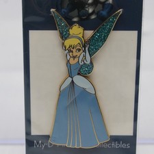 B4 Disney Auctions LE Pin Dressed as Costume Tinker Bell Princess Cinderella picture