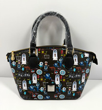 Dooney & Bourke Disney Haunted Mansion Small Satchel Handbag Black Multicolor picture