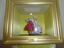 Rare Vintage Danseur Double LV Dancers Ballerina Automaton Reuge Music Box  picture
