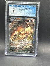 Pokémon CGC 9 Graded Flareon V 2021 Eevee Heroes Japanese 073/069 picture
