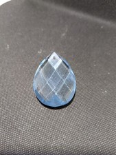 1 PC VTG LIGHT BLUE CRYSTAL TEARDROP PRISM CHANDELIER PRISM PART 2.5