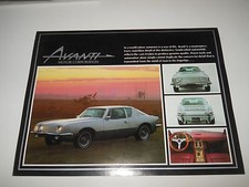 1983 AVANTI MOTOR CORPORATION AVANTI 20TH  ANNIVERSARY BROCHURE picture