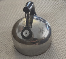 Revere Ware Tea Kettle Copper Bottom Whistling 3 Qt. Pot H 93C Vintage picture