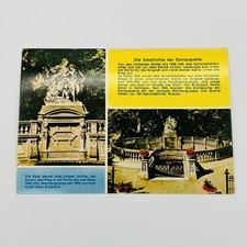 VINTAGE Germany Postcard Donaueschingen Die Geschichte Der Donauquelle 5.5x3.5 picture
