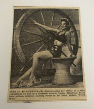1950’s Actress Louise Allbritton newspaper clipping picture