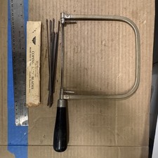 Vintage Miller Falls NO 47 Usa Coping 4 way Saw With 12 New 6.5 Pin Blades picture