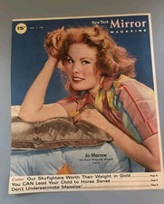 Jo Morrow New York Mirror Magazine April 5 1959 Vintage Cover Only No Label picture