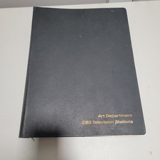 Vintage CBS Television Station Art Department Font Type Specs Index Book picture