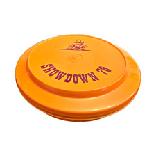 Tupperware Orange Round Container with Lid 8 in Plastic, MPN 1837-6, 1336-3 picture