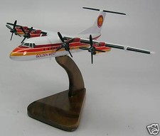 DHC-7 Golden West Airlines Airplane Desktop Wood Model Regular  New picture