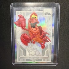 2023 Topps Chrome Disney 100 Sebastian Refractor Little Mermaid picture