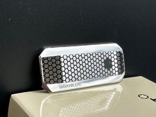 Montblanc Honey Comb Onyx Stainless Steel Money Clip Silver #118621 Luxury NIB picture