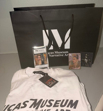 Lucas Museum 2026 T-Shirt M + 2 Collector Cards Frida Kahlo & C3PO picture