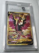 Galarian Moltres V  Pokemon Brilliant Stars Secret Rare Gold TAG 7.5 NEAR MINT+ picture