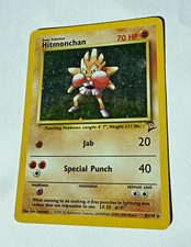 Pokémon TCG Base Set 2 Hitmonchan Holo 8/130 (1999) Wizards English picture