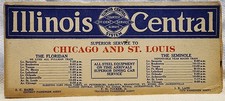 Railroad Blotter Illinois Central Blue 4279 picture