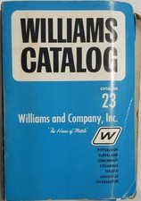 VINTAGE WILLIAMS AND COMPANY WILLIAMS CATALOG 23 THE HOUSE OF METALS BOOK picture