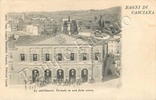 Postcard of Casciana Terme, spa in celebration - Pisa, 1901 picture