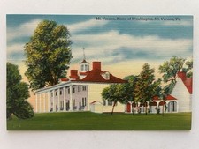 Postcard Mt. Vernon, Home Of Washington, Mt. Vernon, Va.   Unposted Linen picture