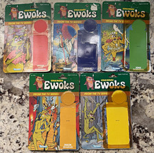 Kenner Star Wars Vintage Ewoks Carded Action Figure Lot of 5 hardbacks - 1985    picture