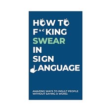 Gift Republic How To Swear In Sign Language Cards,Study Guides & Test Prep picture