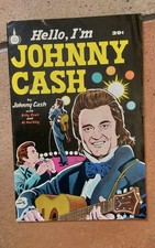 Vintage 1976 Hello I'm Johnny Cash Comic Book Spire 39c First Printing picture