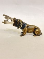 Vintage Bronce Sigarret Cutter In The Form Of a Dog picture