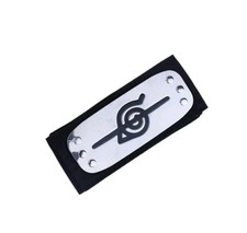 Naruto Anti Leaf Village Ninja Headband Metal Plate Anime Cosplay Costume Black picture