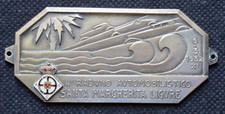Advertising plaque RACI Automobile Rally of Santa Margherita Ligure 1932 picture