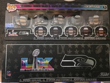 Funko Pop NFL Seattle Seahawks Super Bowl LX Champions 5-Pack NEW picture
