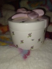 HH Vintage Telaflora Trinket Box KEEPSAKE Candy Dish picture